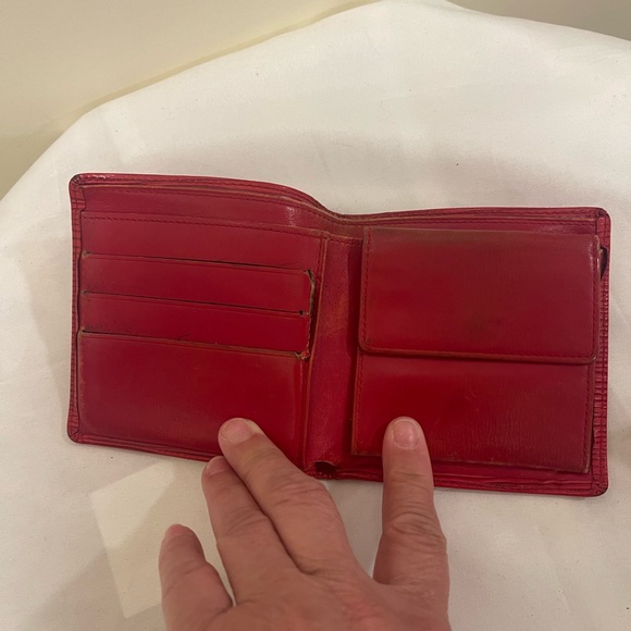 Louis Vuitton Epi SET leather Castilian red Textured Wallet all have some wear - Picture 3 of 7